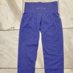 NVGTN electric blue NV seamless leggings
